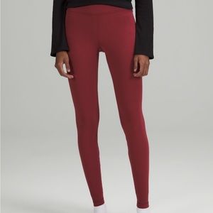 Lululemon align pant 25” MULLED WINE SIZE 4